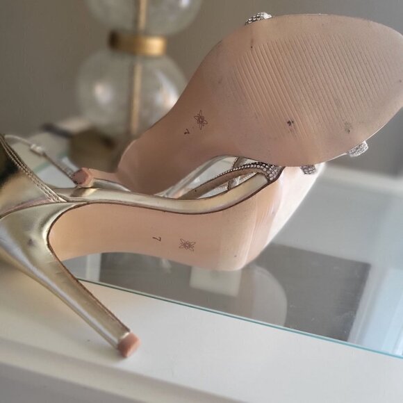 BCBGENERATION Women's Jemmy Crystal Embellished Sandal - US 7 M - Picture 10 of 12